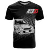 Bunta Fujiwara Impreza Initial D T Shirt Manga Mix Anime Style