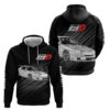 Ryosuke Takahashi RX-7 Initial D Hoodie Manga Mix Anime Style