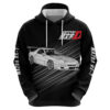 Ryosuke Takahashi RX-7 Initial D Hoodie Manga Mix Anime Style