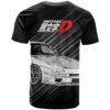 Ryosuke Takahashi RX-7 Initial D T Shirt Manga Mix Anime Style