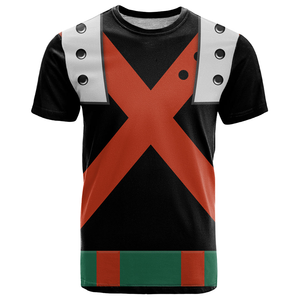 Katsuki Bakugo Uniform - Hero Anime T Shirt - HookTab.com