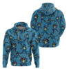 Lucario Pattern Style Hoodie