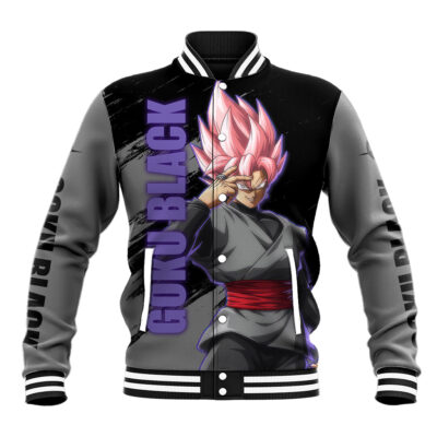 Goku Black Rose Anime Varsity Jacket