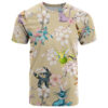 Pokemon Anime Eeveelutions T Shirt Cherry Blossoms Pattern