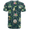 Pokemon Anime T Shirt Grass Type Succulents Terrarium Pattern