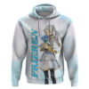 Frieren Anime Hoodie Flowers Field