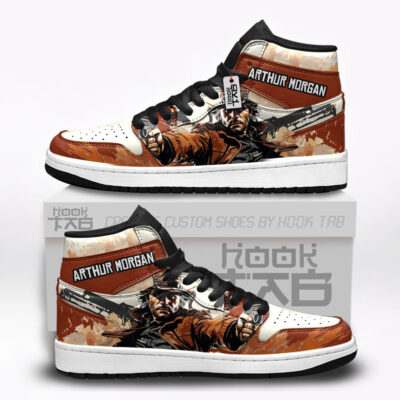 Arthur Morgan Custom Shoes Red Dead J1-Sneakers