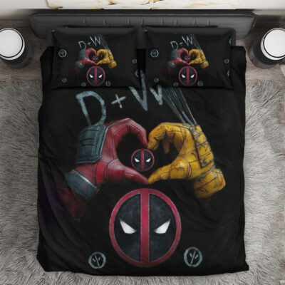 Deadpool and Wolverine Marvels Bedding Set Cover