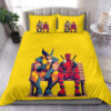 Deadpool and Wolverine Marvels Bedding Set Cover