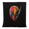 Deadpool and Wolverine Marvels Quilt Blanket