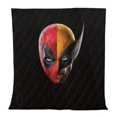 Deadpool and Wolverine Marvels Quilt Blanket