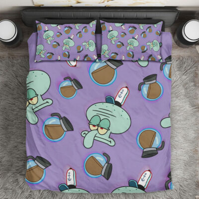 Squidward Tentacles SpongeBob SquarePants Bedding Set Cover