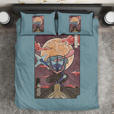 Greninja Pokemon Japanese Art Bedding Set Cover