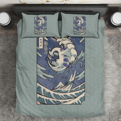 Lugia Pokemon Japanese Art Bedding Set Cover