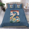 Gyarados and Magikarp Pokemon Japanese Art Bedding Set Cover