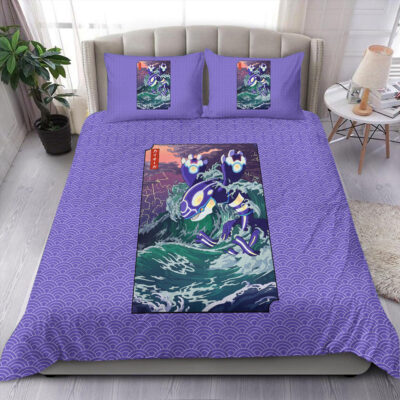 Primal Kyogre Pokemon Japanese Art Bedding Set Cover