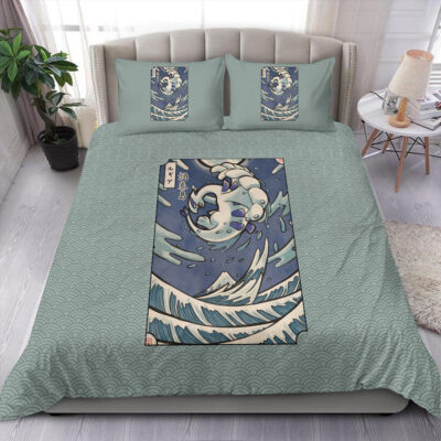 Lugia Pokemon Japanese Art Bedding Set Cover