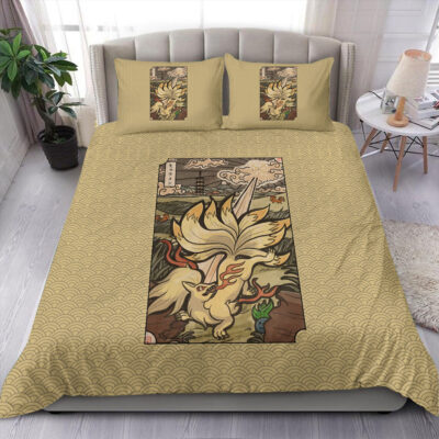 Ninetales Pokemon Japanese Art Bedding Set Cover