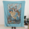 Blastoise Pokemon Japanese Art Blanket