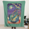 Mega Rayquaza Pokemon Japanese Art Blanket