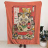 Meowth Pokemon Japanese Art Blanket