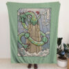 Rayquaza Pokemon Japanese Art Blanket