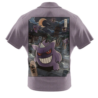 Gengar Pokemon Japanese Art Hawaiian Shirt