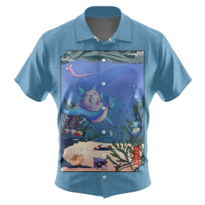 Lapras Pokemon Japanese Art Hawaiian Shirt