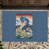 Gyarados and Magikarp Pokemon Japanese Art Doormat