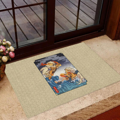 Arcanine Pokemon Japanese Art Doormat