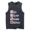 Eat, Sleep, Anime, Repeat Dragon Ball Z Tank Top