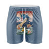 Gyarados and Magikarp Pokemon Japanese Art Gym Shorts