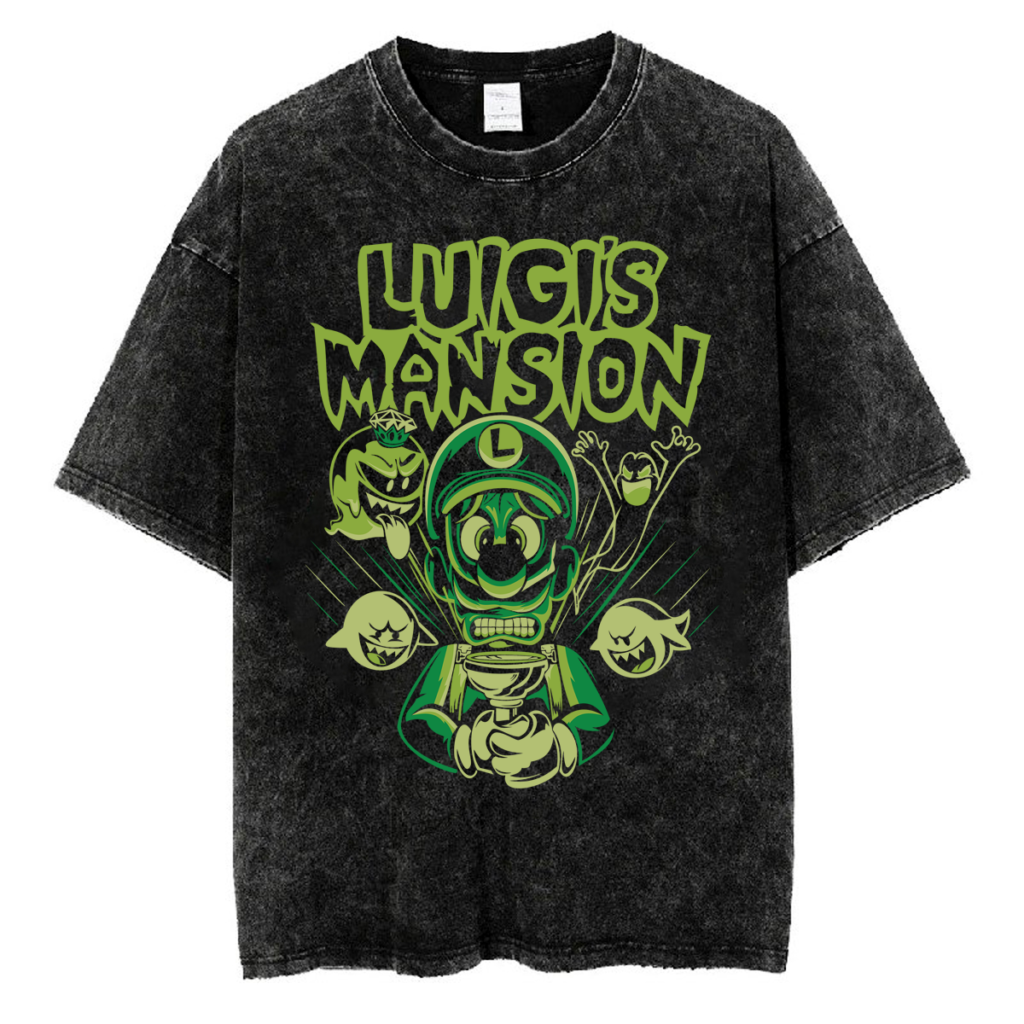 Luigi_s Mansion Mario T-shirt V2