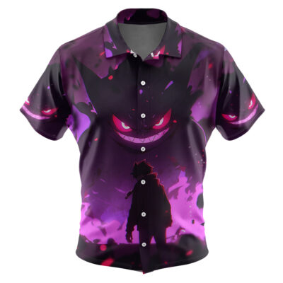 Gengar Pokemon Hawaiian Shirt