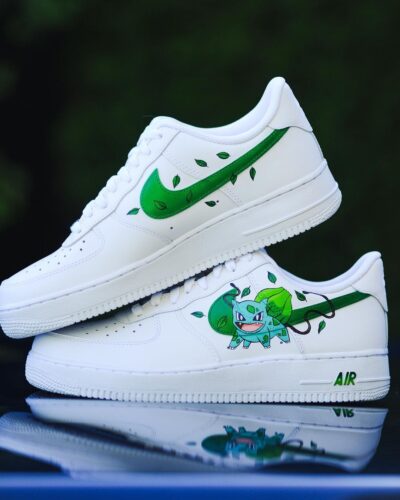 Pokemon - Bulbasaur x Charmander Air Force 1 Custom