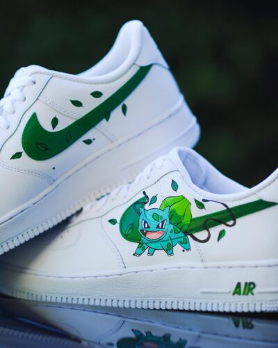 Pokemon - Bulbasaur x Charmander Air Force 1 Custom