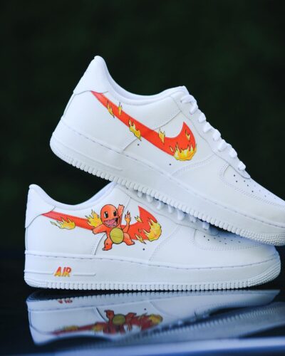 Pokemon - Bulbasaur x Charmander Air Force 1 Custom