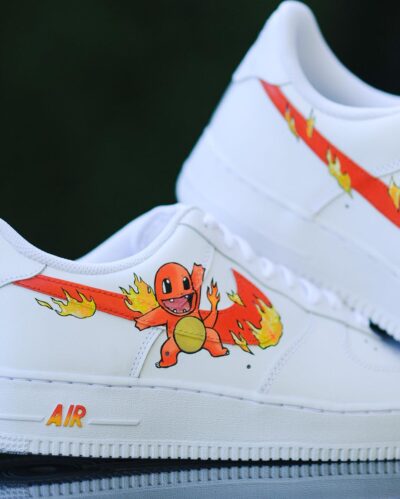 Pokemon - Bulbasaur x Charmander Air Force 1 Custom