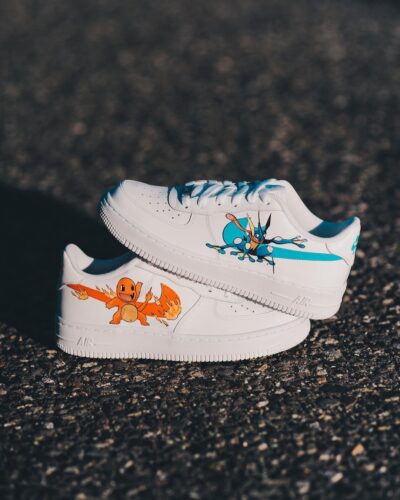 Pokemon - Charmander x Greninja Air Force 1 Custom