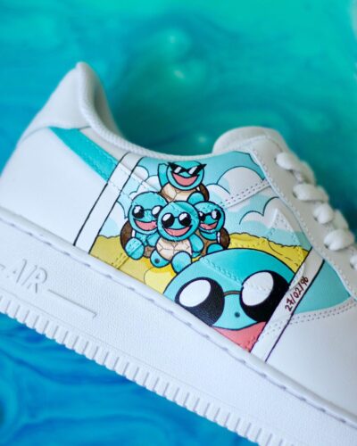 Pokemon - Squirtle Air Force 1 Custom