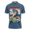 Gyarados and Magikarp Pokemon Japanese Art Polo Shirt