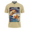 Arcanine Pokemon Japanese Art Polo Shirt