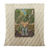 Leafeon Pokemon Japanese Art Quilt Blanket