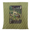 Celebi Pokemon Japanese Art Quilt Blanket