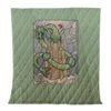 Rayquaza Pokemon Japanese Art Quilt Blanket