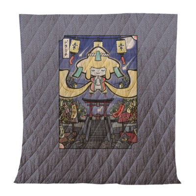 Jirachi Pokemon Japanese Art Quilt Blanket