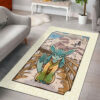 Glaceon Pokemon Japanese Art Rug