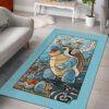 Blastoise Pokemon Japanese Art Rug