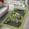 Celebi Pokemon Japanese Art Rug