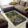 Leafeon Pokemon Japanese Art Rug